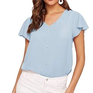 Baby Blue Top